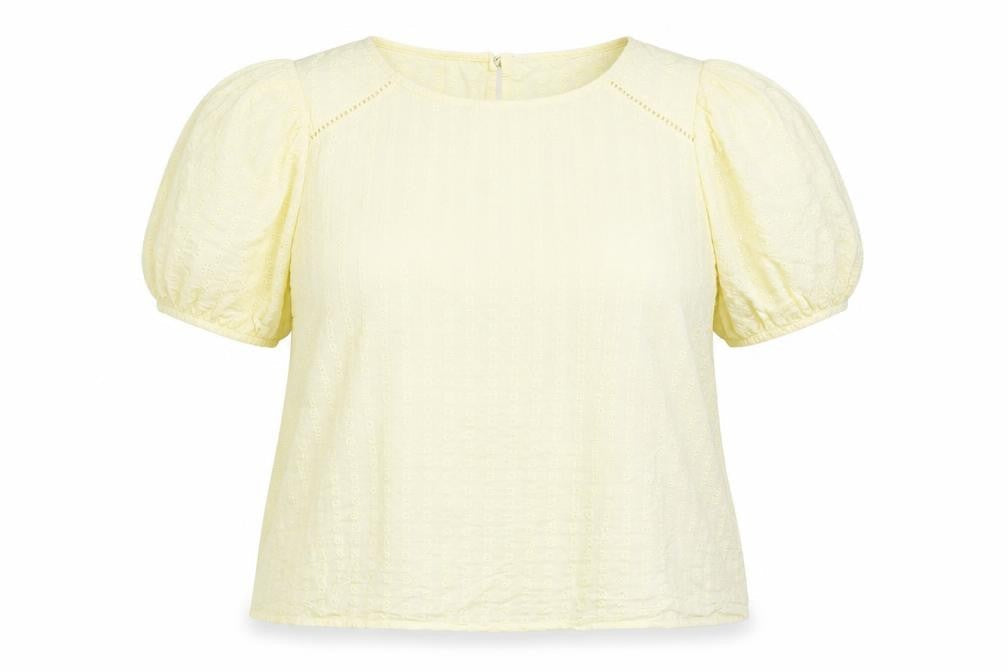 Womens UK Size 18 Dorothy Perkins Yellow Basic Blouse