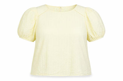 Womens UK Size 18 Dorothy Perkins Yellow Basic Blouse