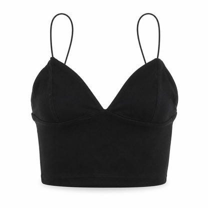 Womens UK Size 8 PRETTYLITTLETHING Black Cropped Blouse