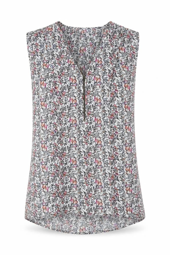 Womens UK Size 8 Warehouse Multicoloured Basic Blouse