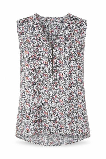Womens UK Size 8 Warehouse Multicoloured Basic Blouse
