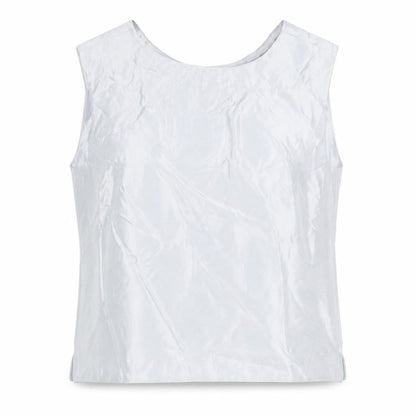 Tom Bowker Womens Blue Polyester Basic Tank Size 16 Round Neck