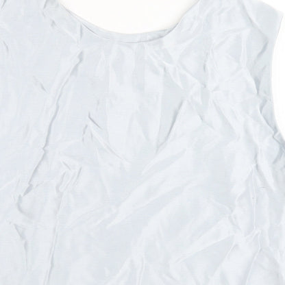 Tom Bowker Womens Blue Polyester Basic Tank Size 16 Round Neck