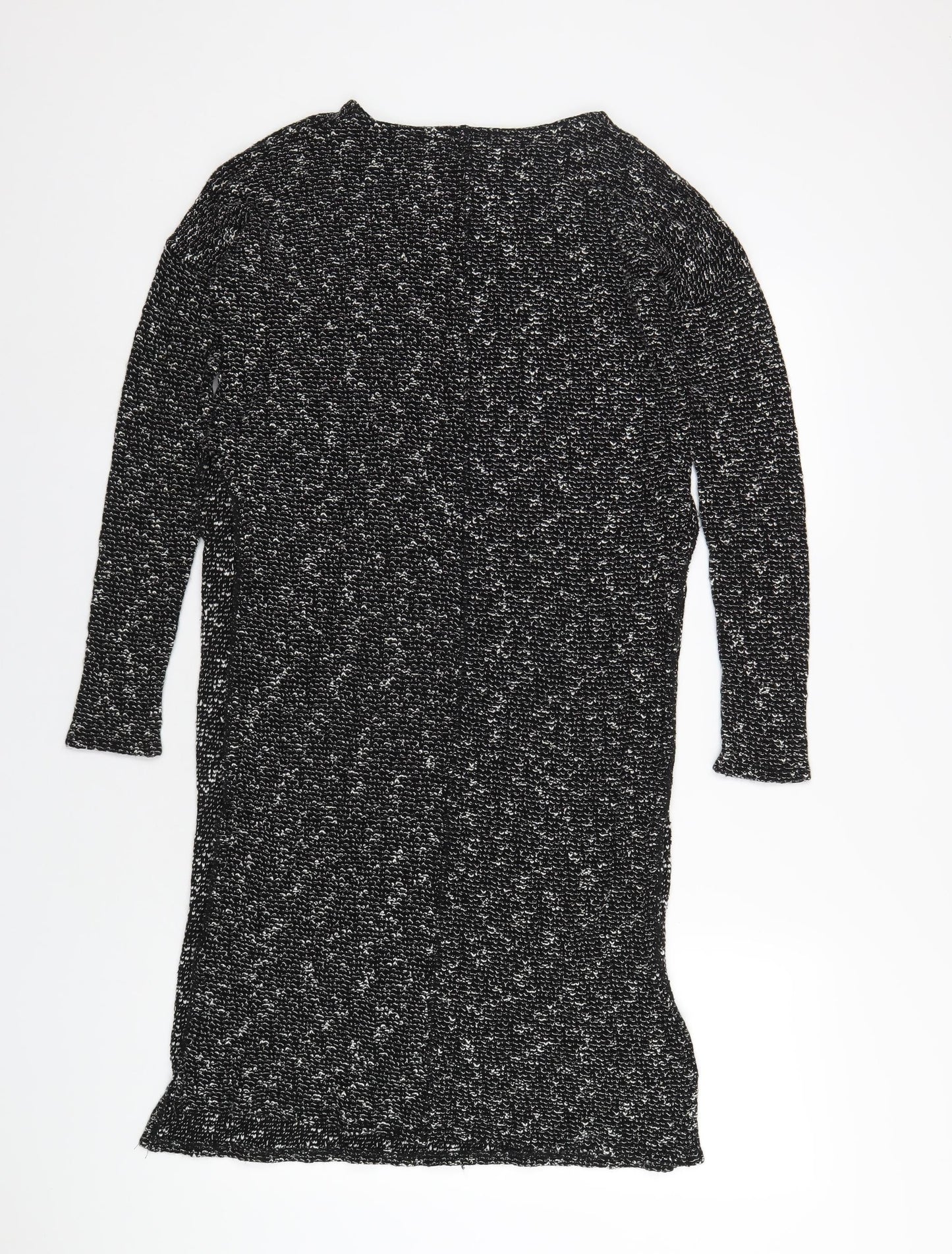 Womens UK Size 10 River Island Black Basic T-Shirt
