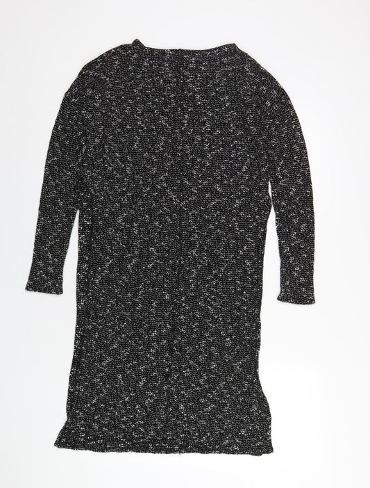 Womens UK Size 10 River Island Black Basic T-Shirt