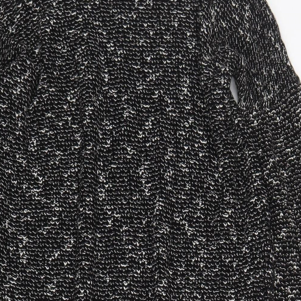 Womens UK Size 10 River Island Black Basic T-Shirt
