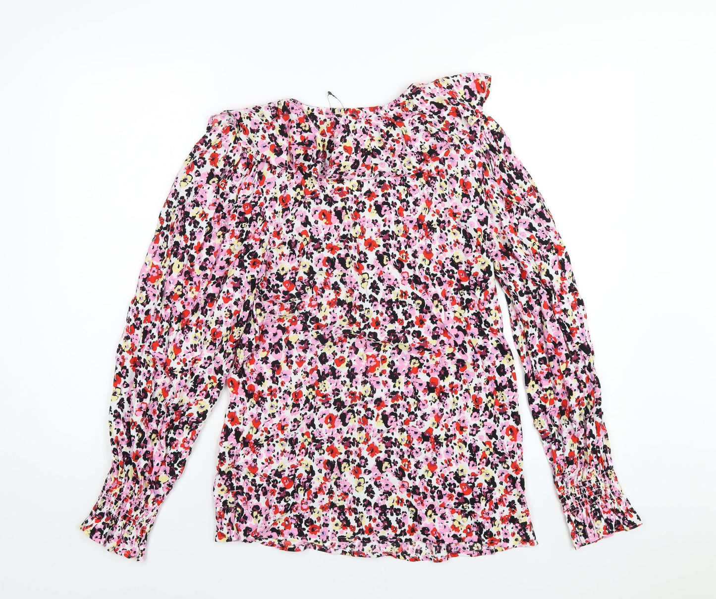 Womens UK Size 6 Marks and Spencer Multicoloured Basic Blouse