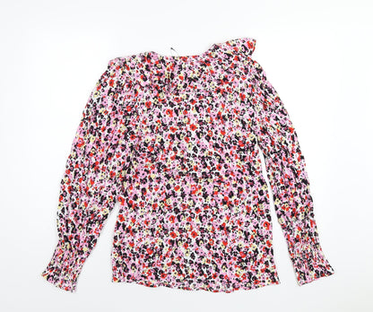 Womens UK Size 6 Marks and Spencer Multicoloured Basic Blouse