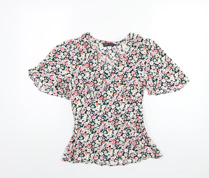 Womens UK Size 6 Marks and Spencer Multicoloured Basic Blouse