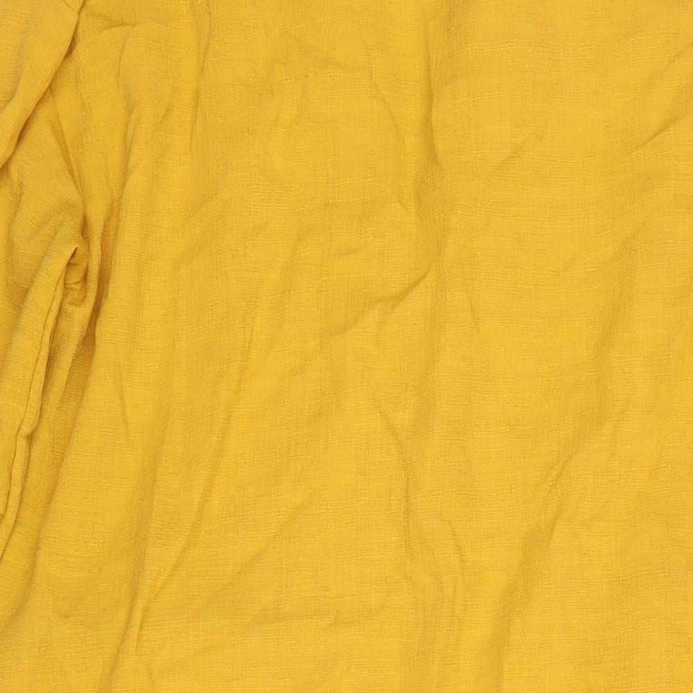 Womens UK Size 10 Topshop Yellow Jacket