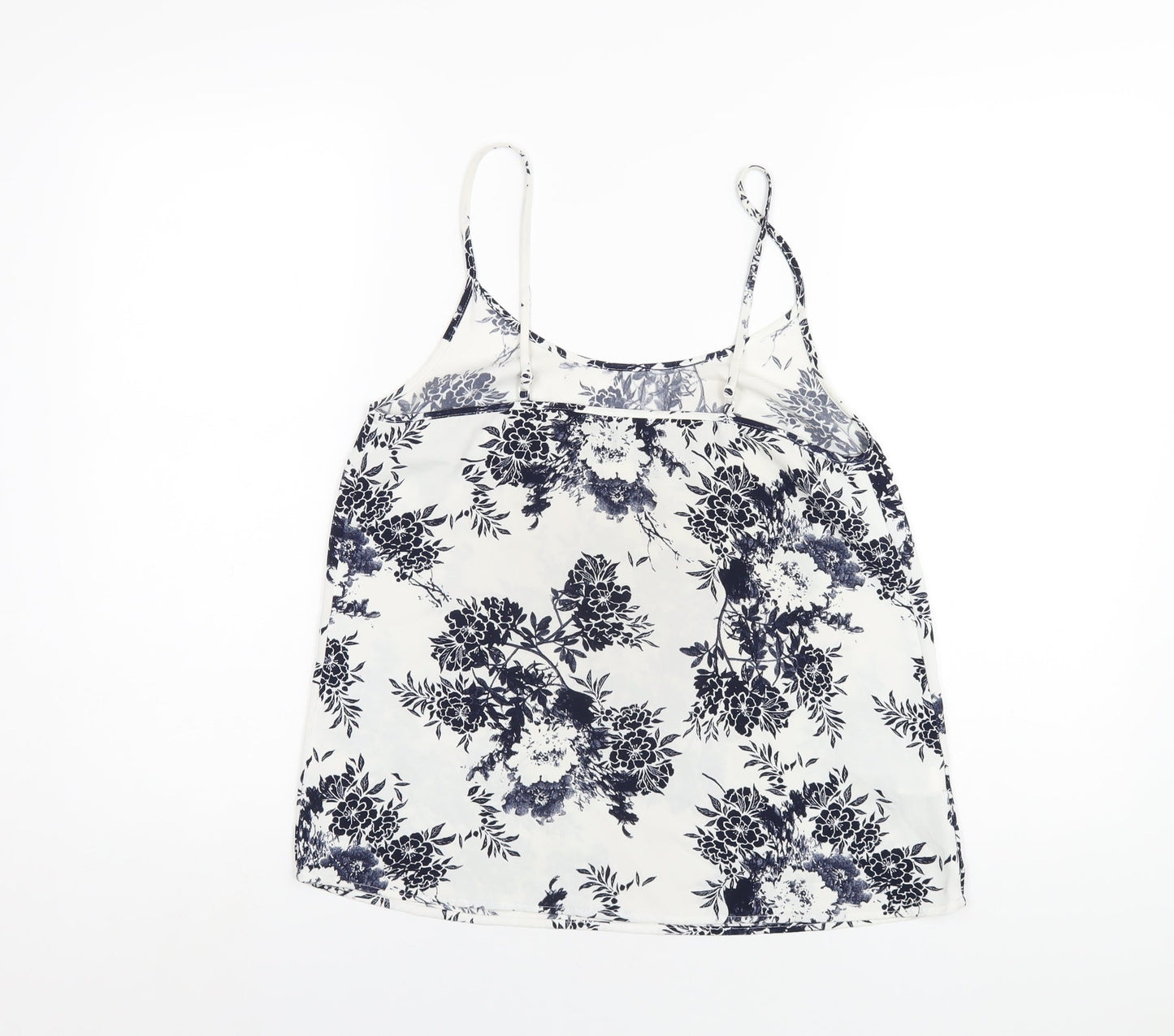 Womens UK Size 8 NEXT White Camisole T-Shirt