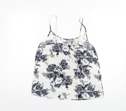 Womens UK Size 8 NEXT White Camisole T-Shirt