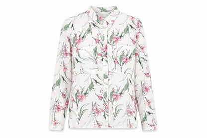 Womens UK Size 12 Classic White Basic Button-Up