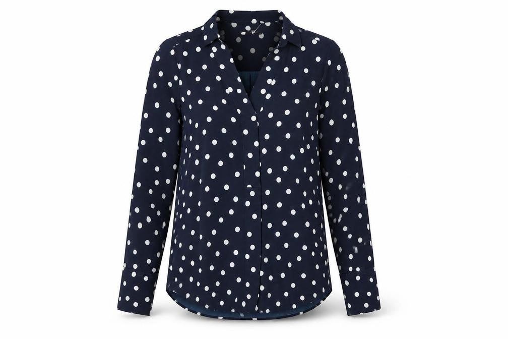 Womens UK Size 8 Marks and Spencer Blue Basic Blouse