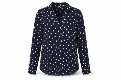Womens UK Size 8 Marks and Spencer Blue Basic Blouse