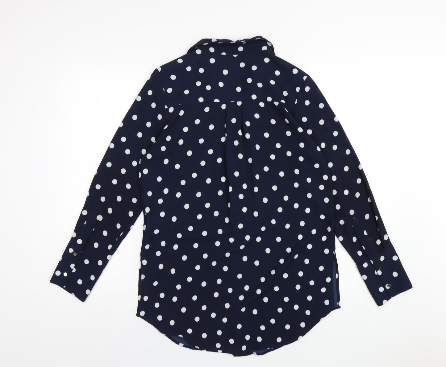 Womens UK Size 8 Marks and Spencer Blue Basic Blouse