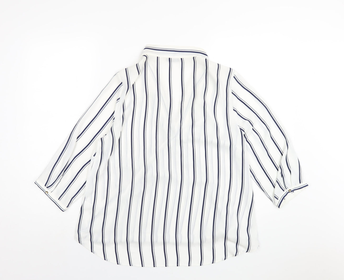 Womens UK Size 14 Marks and Spencer White Basic Blouse