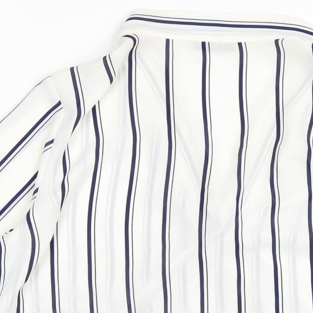Womens UK Size 14 Marks and Spencer White Basic Blouse