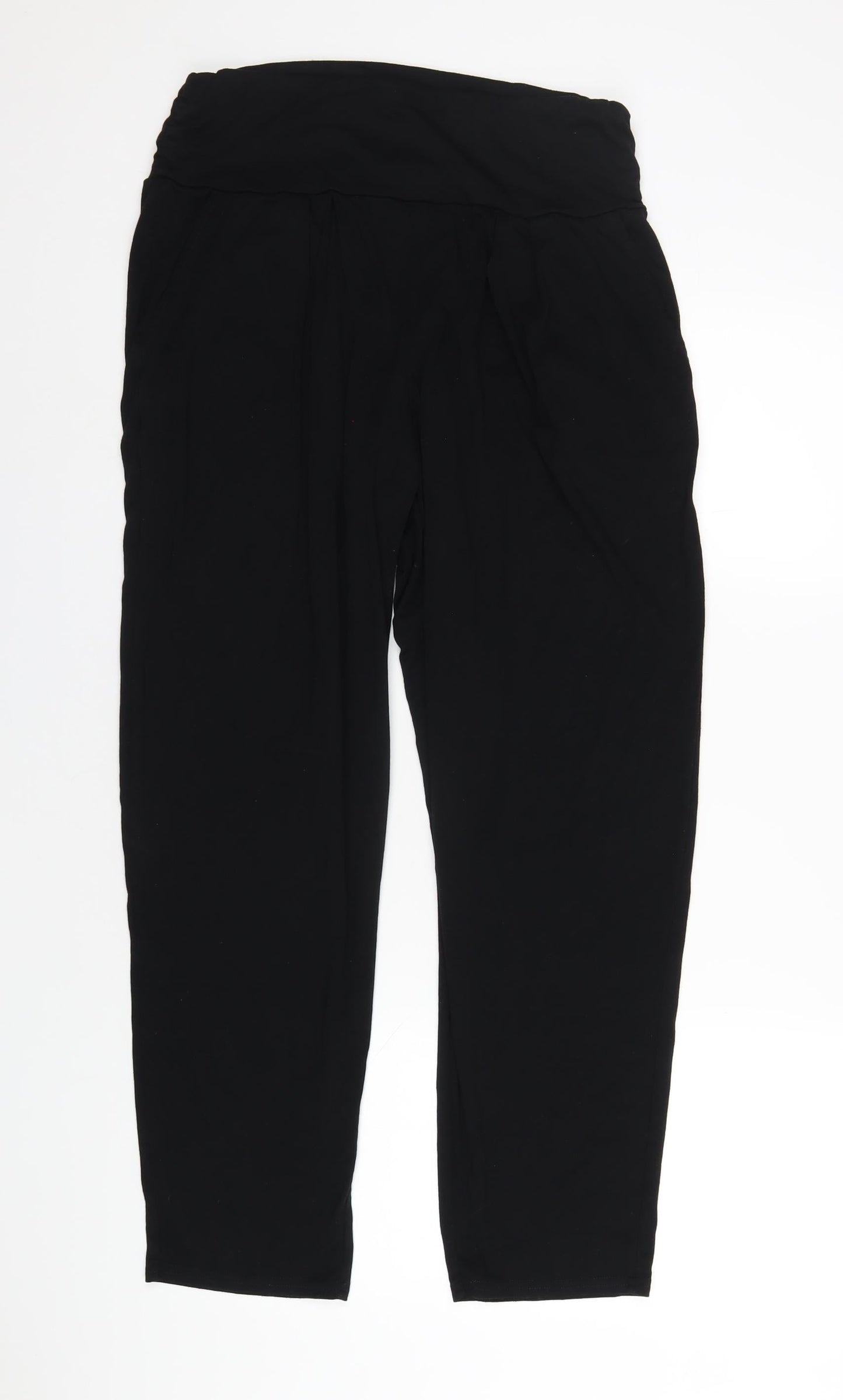 Womens UK Size 14 bonprix Regular Fit  Black Trousers