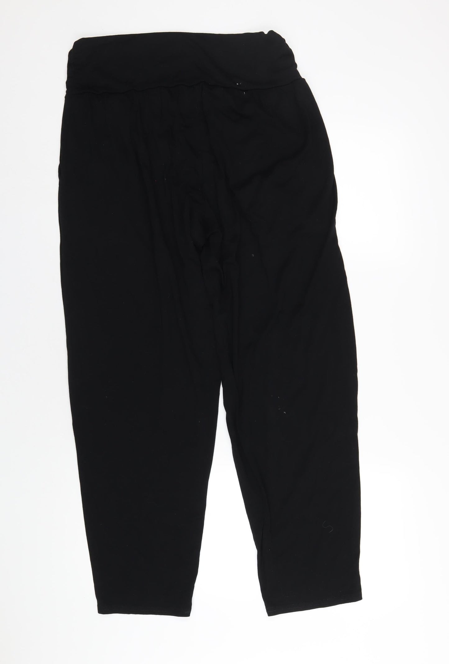 Womens UK Size 14 bonprix Regular Fit  Black Trousers