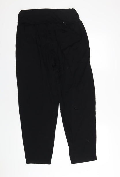 Womens UK Size 14 bonprix Regular Fit  Black Trousers