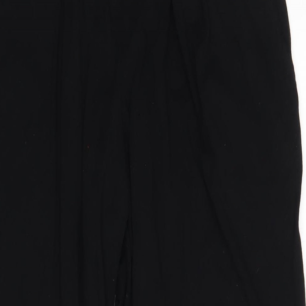 Womens UK Size 14 bonprix Regular Fit  Black Trousers