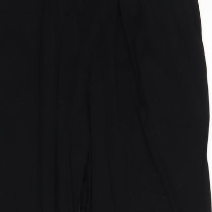 Womens UK Size 14 bonprix Regular Fit  Black Trousers