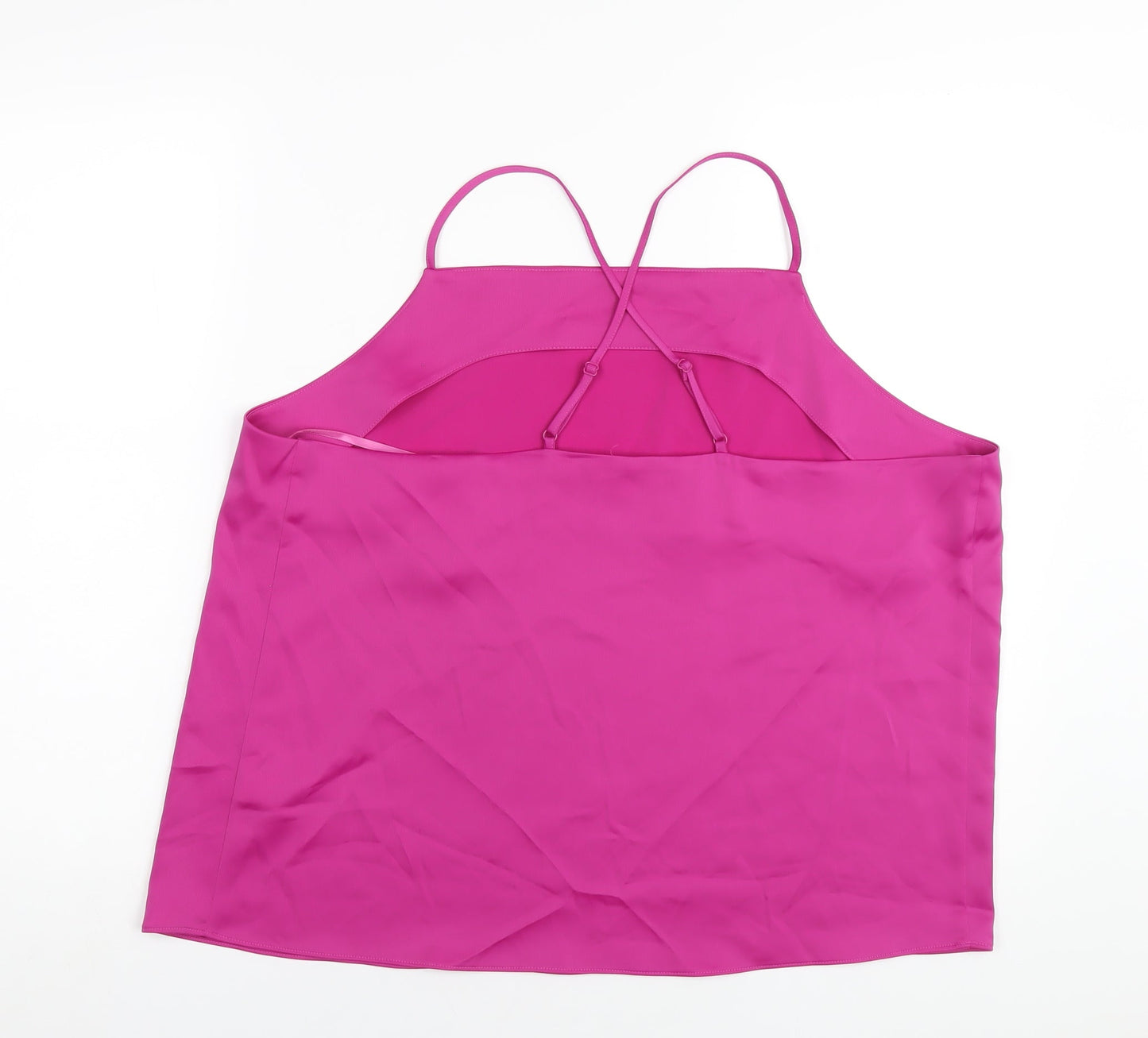 Womens UK Size 18 Marks and Spencer Pink Camisole T-Shirt