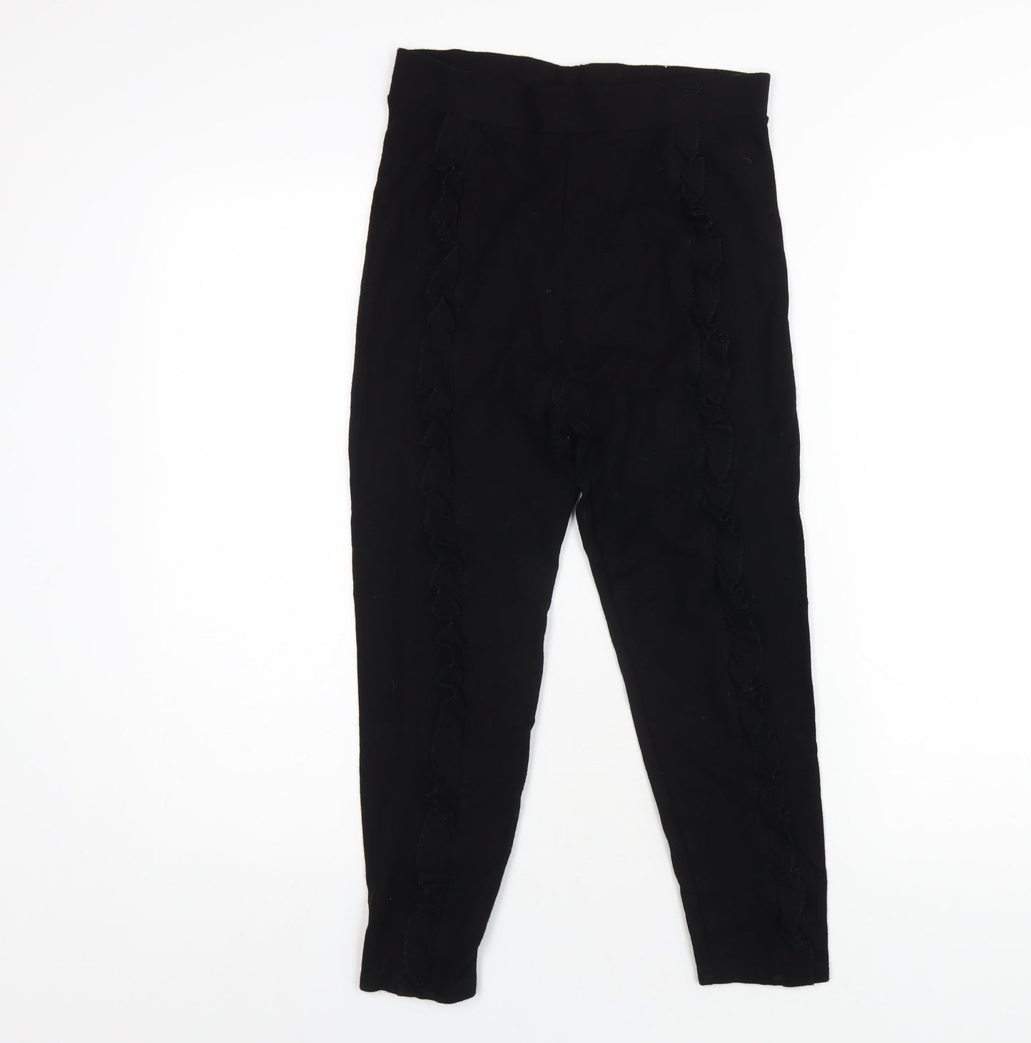 Womens UK Size 10 River Island  Carrot Black Leggings