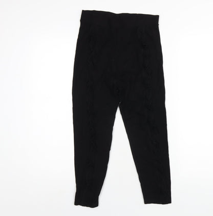 Womens UK Size 10 River Island  Carrot Black Leggings