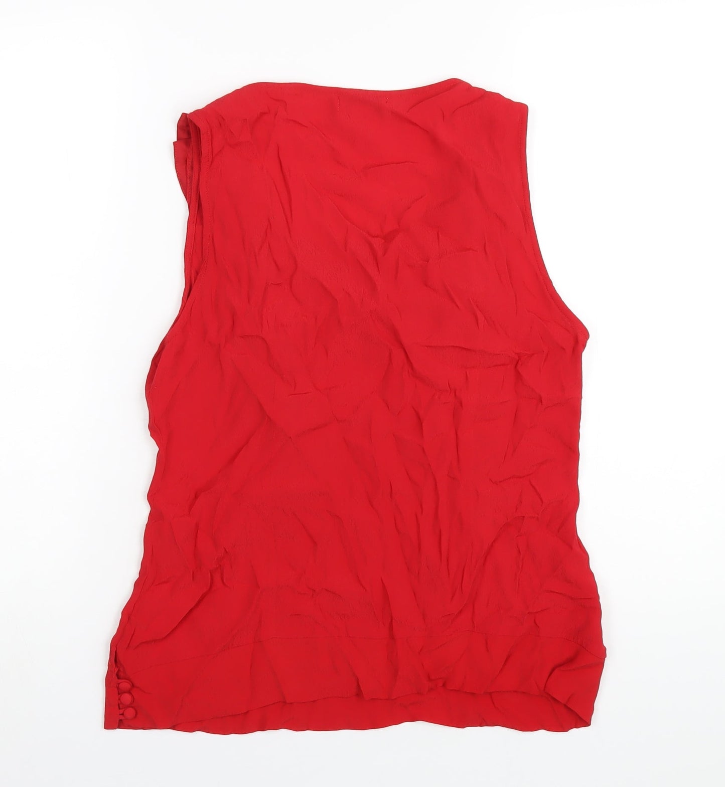 Womens UK Size 14 Monsoon Red Basic Blouse