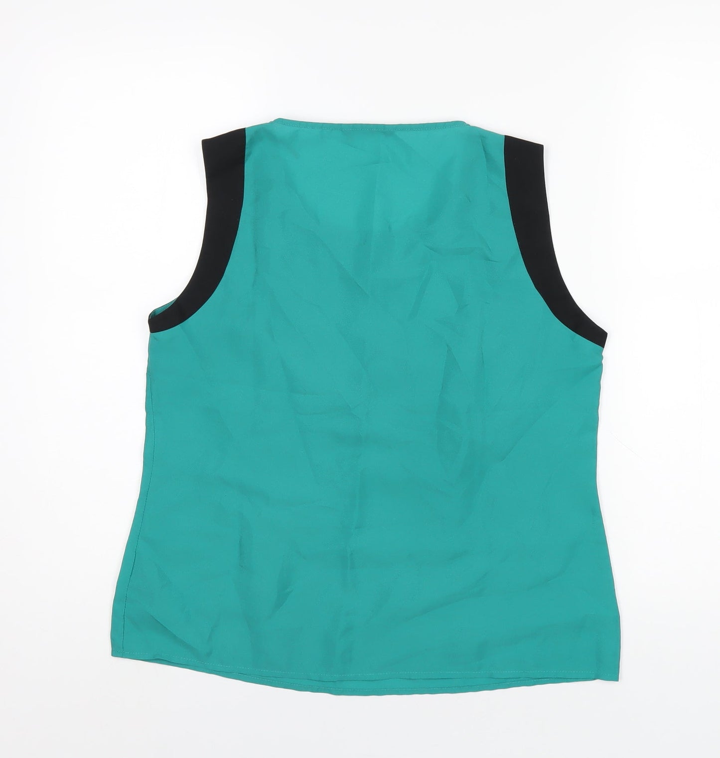 Womens UK Size 12 Marks and Spencer Green Basic Tank