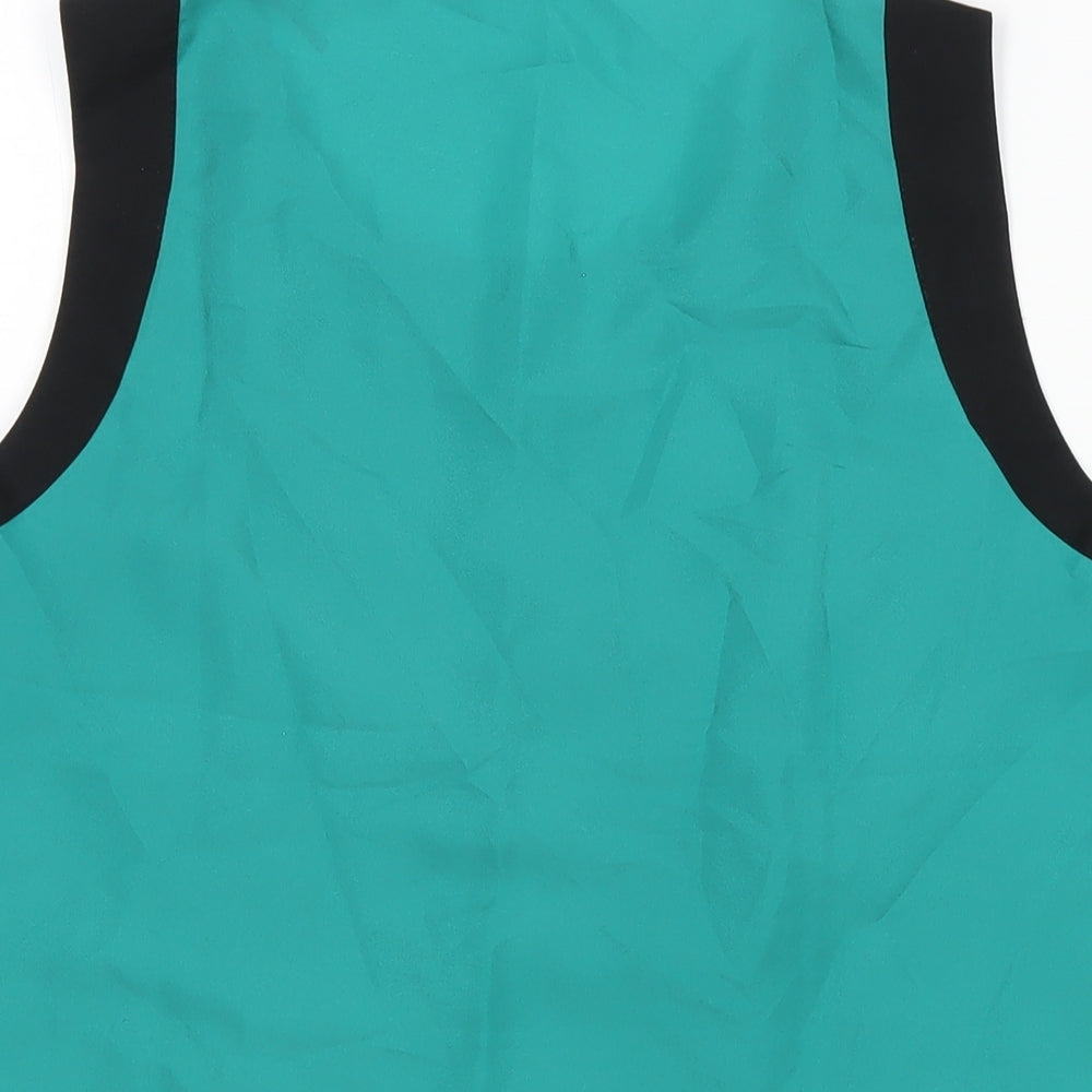 Womens UK Size 12 Marks and Spencer Green Basic Tank