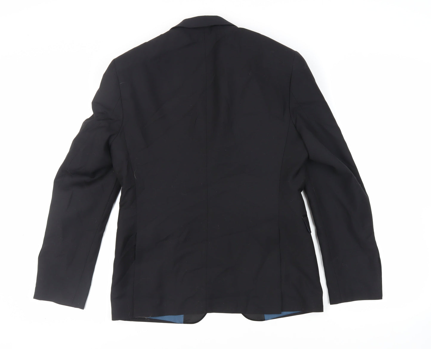 Mens UK Size 38 Burton Regular Black Suit Jacket
