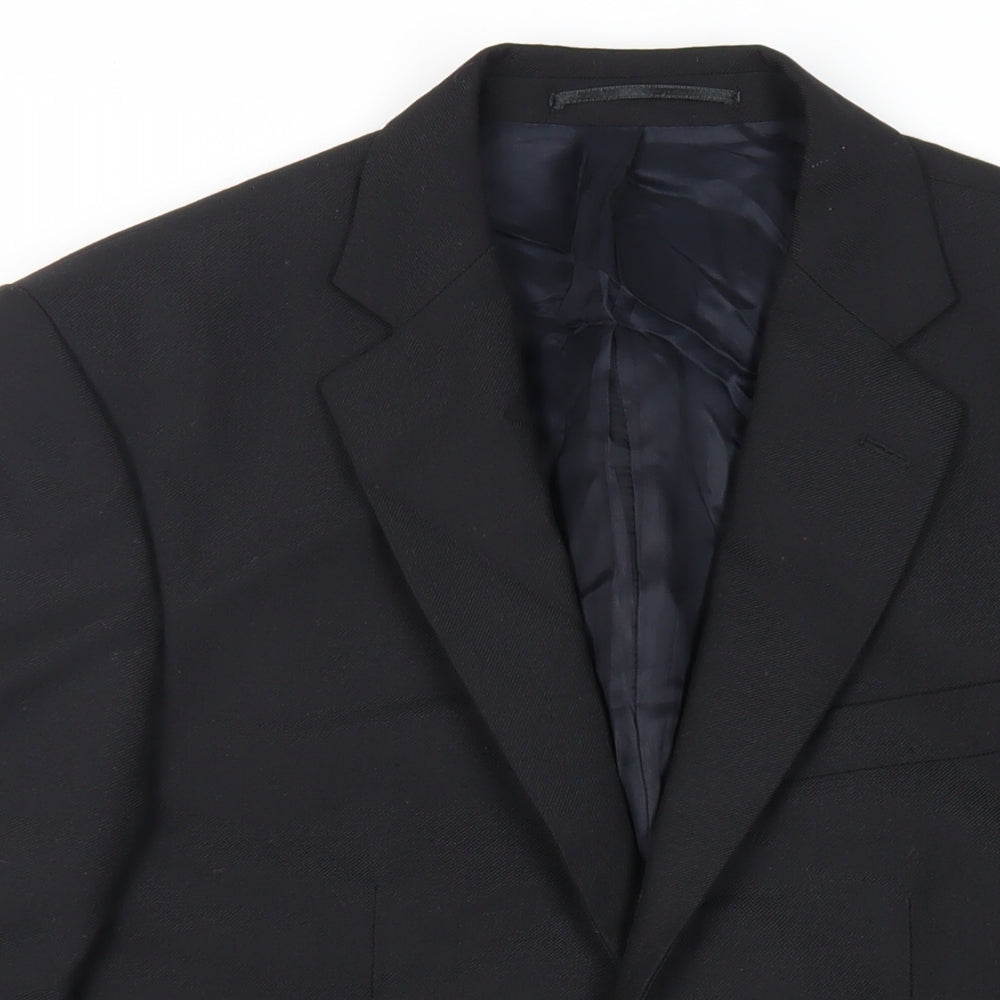 Mens UK Size 38 Hugo James Regular Black Suit Jacket