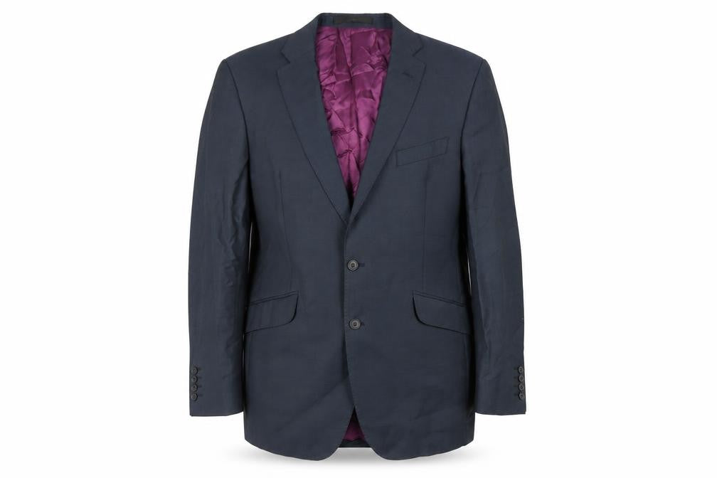Mens UK Size 44 Autograph Regular Blue Suit Jacket