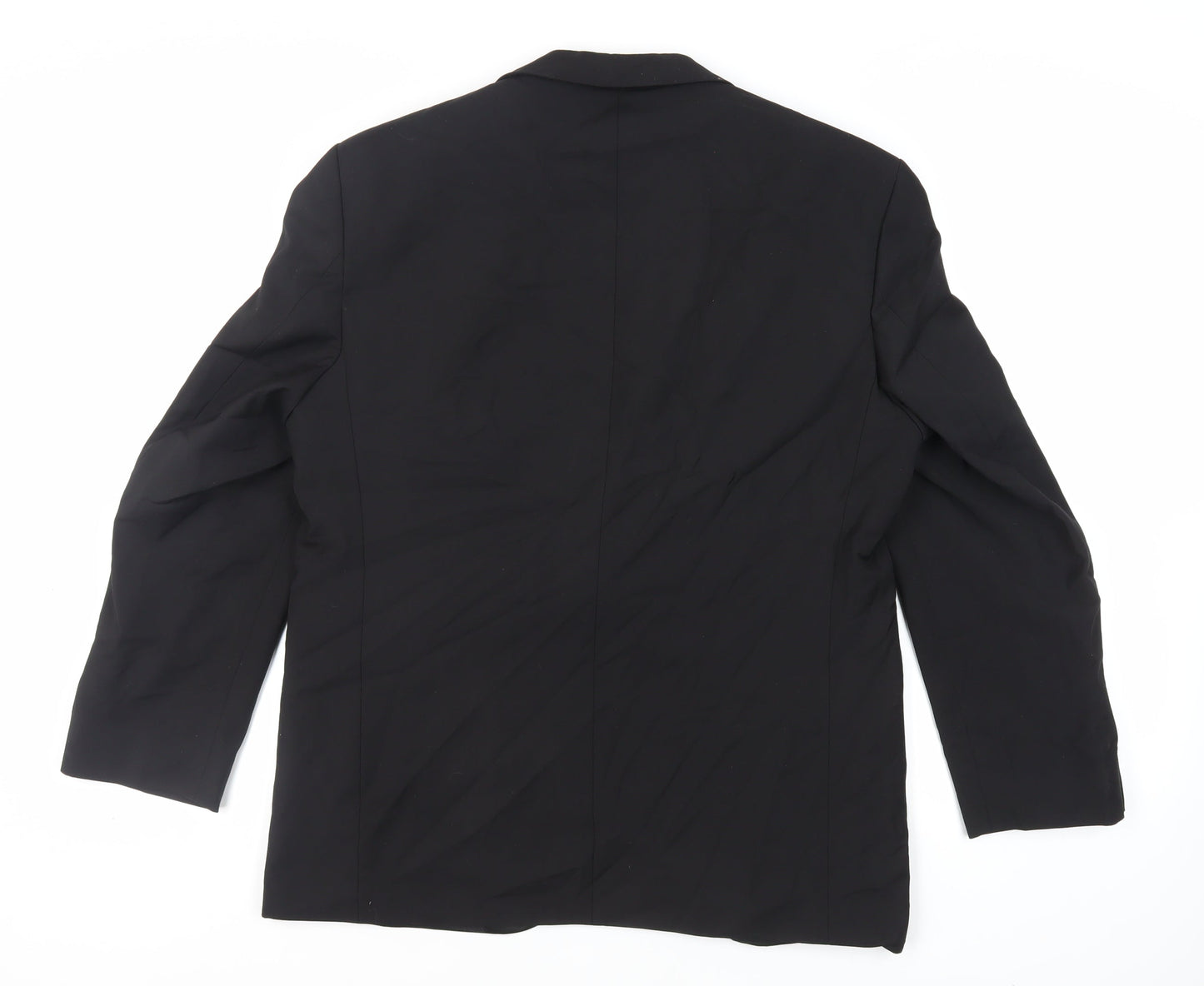 Mens UK Size 42 Marks and Spencer Regular Black Suit Tuxedo