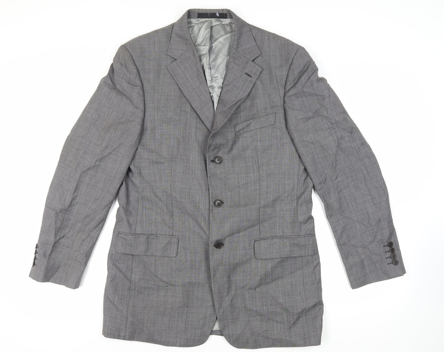 Mens UK Size 40 Marks and Spencer Regular Grey Suit Jacket