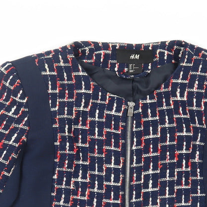 Womens UK Size 8 H&M Blue Jacket