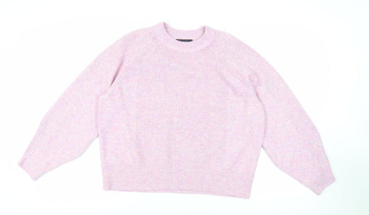 Womens UK Size L Marks and Spencer Purple Pullover Jumper
