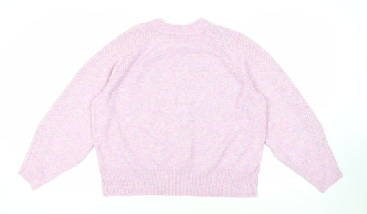 Womens UK Size L Marks and Spencer Purple Pullover Jumper