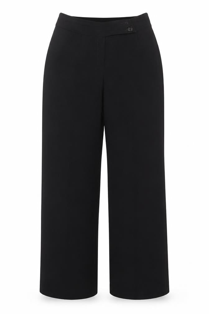 Womens UK Size 10 Principles Regular Fit Dress Pants Black Trousers