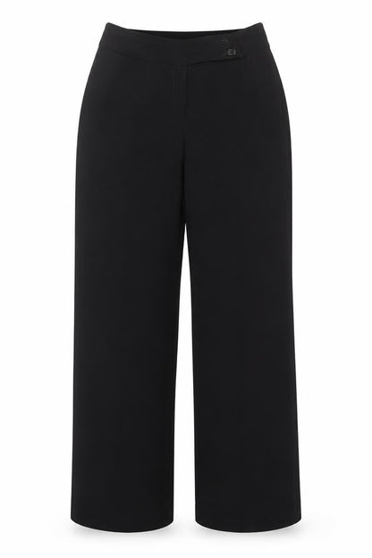 Womens UK Size 10 Principles Regular Fit Dress Pants Black Trousers
