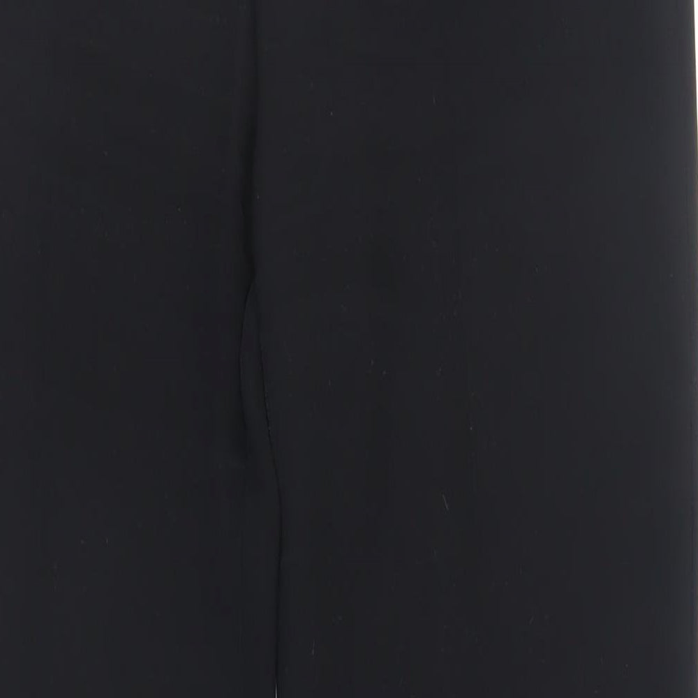 Womens UK Size 10 Principles Regular Fit Dress Pants Black Trousers
