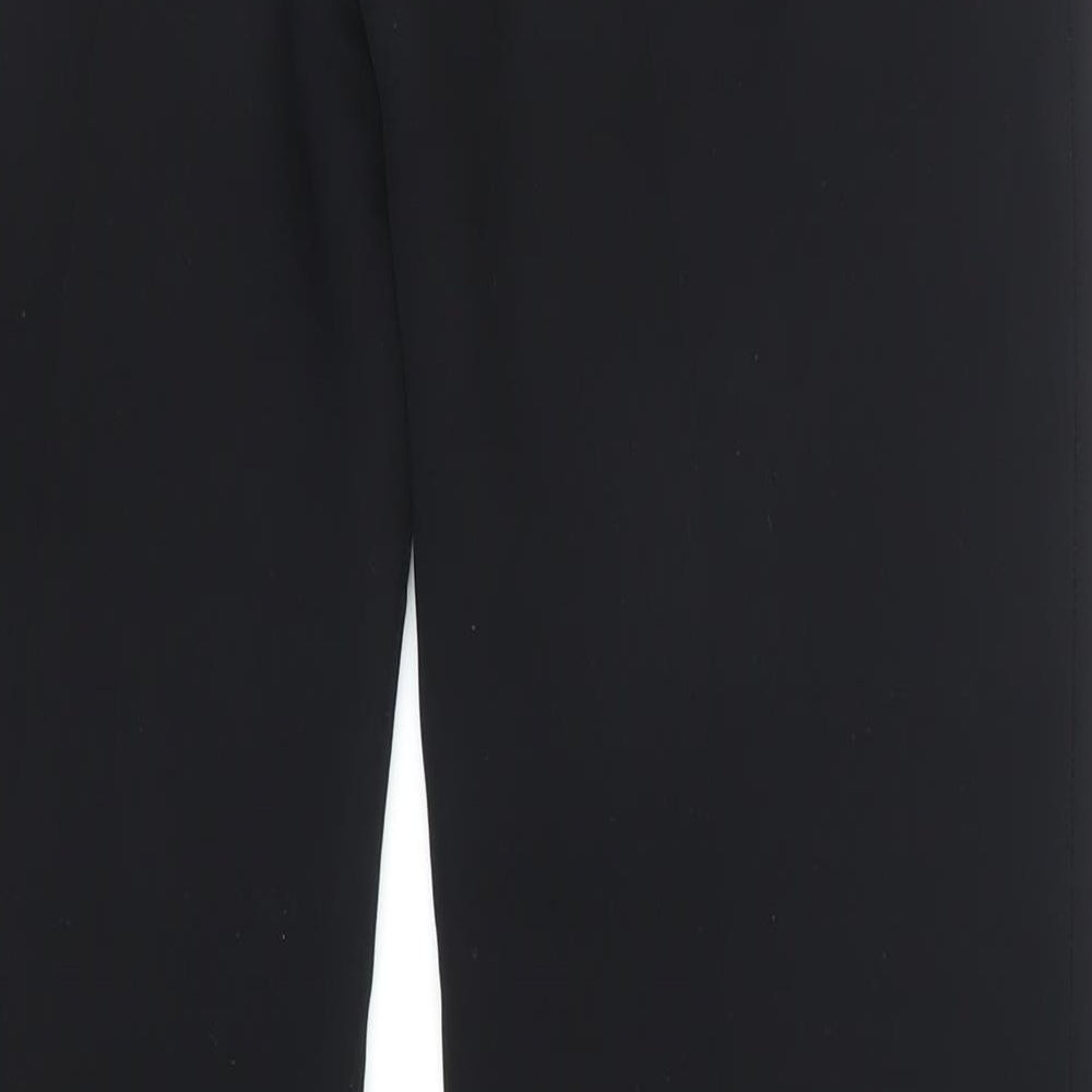 Womens UK Size 10 Principles Regular Fit Dress Pants Black Trousers