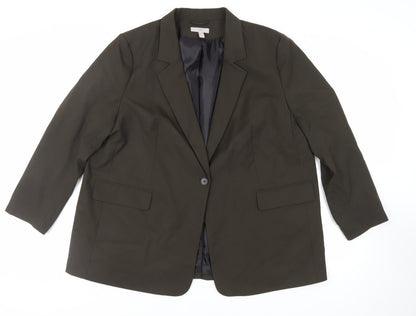 Womens UK Size 2XL H&M Green Jacket