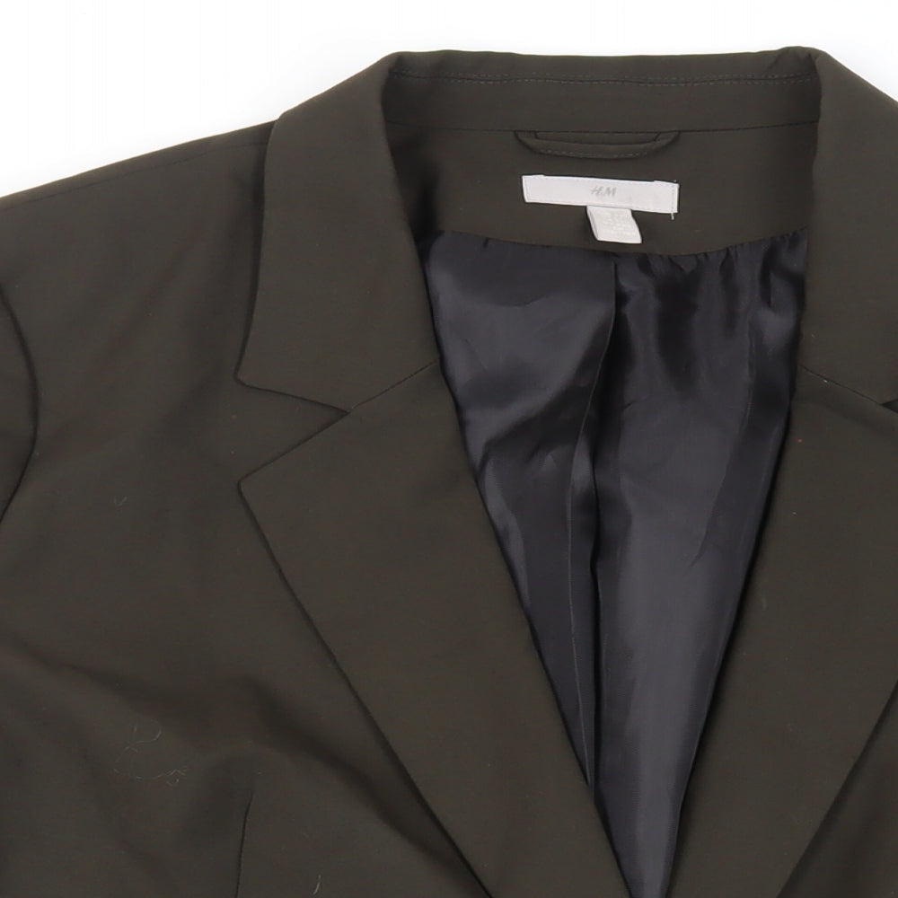 Womens UK Size 2XL H&M Green Jacket