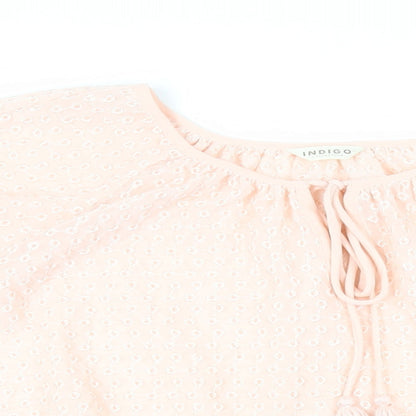 Womens UK Size 16 Marks and Spencer Pink Basic Blouse