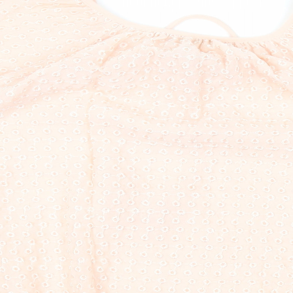 Womens UK Size 16 Marks and Spencer Pink Basic Blouse