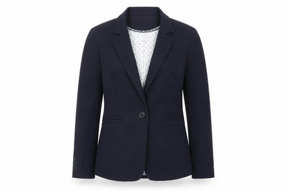 Marks and Spencer Womens Blue Jacket Blazer Size 12 Button